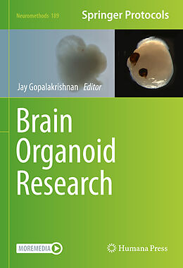 Livre Relié Brain Organoid Research de 