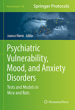 Livre Relié Psychiatric Vulnerability, Mood, and Anxiety Disorders de 