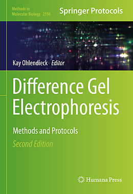 Livre Relié Difference Gel Electrophoresis de 