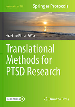 Couverture cartonnée Translational Methods for PTSD Research de 