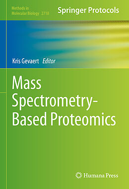 Livre Relié Mass Spectrometry-Based Proteomics de 