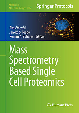 eBook (pdf) Mass Spectrometry Based Single Cell Proteomics de 