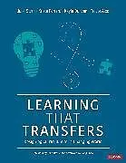 Kartonierter Einband Learning That Transfers von Julie Stern, Krista Ferraro, Kayla Duncan