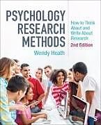 Couverture cartonnée Psychology Research Methods de Wendy Heath