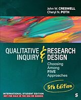 Couverture cartonnée Qualitative Inquiry and Research Design - International Student Edition de Creswell John W., Poth Cheryl N.