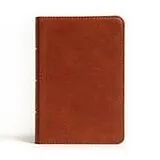 Leder-Einband NASB Large Print Compact Reference Bible, Burnt Sienna Leathertouch von Holman Bible Publishers