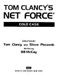 E-Book (epub) Tom Clancy's Net Force: Cold Case von Bill McCay