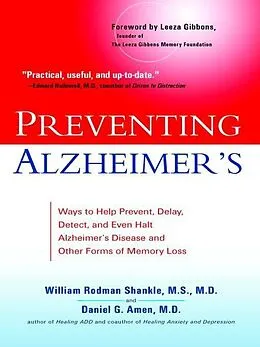 E-Book (epub) Preventing Alzheimer's von William Rodman Shankle, Daniel G. Amen