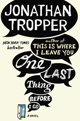 E-Book (epub) One Last Thing Before I Go von Jonathan Tropper