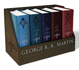 Kartonierter Einband George R. R. Martin's A Game of Thrones Leather-Cloth Boxed Set (Song of Ice and Fire Series) von George R. R. Martin