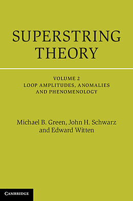 Livre Relié Superstring Theory de Michael B. Green, John H. Schwarz, Edward Witten