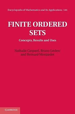 E-Book (epub) Finite Ordered Sets von Nathalie Caspard