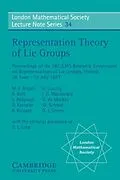 E-Book (pdf) Representation Theory of Lie Groups von M. F. Atiyah