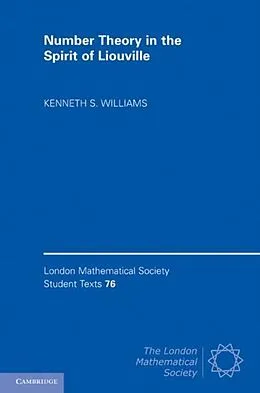 E-Book (pdf) Number Theory in the Spirit of Liouville von Kenneth S. Williams