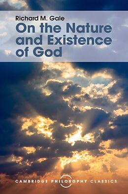 Livre Relié On the Nature and Existence of God de Richard M. Gale