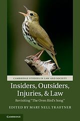 Livre Relié Insiders, Outsiders, Injuries, and Law de Mary Nell Trautner