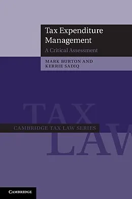 E-Book (epub) Tax Expenditure Management von Mark Burton