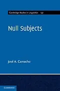 E-Book (pdf) Null Subjects von Jose A. Camacho