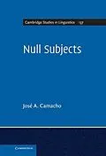 E-Book (epub) Null Subjects von Jose A. Camacho