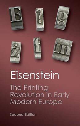 eBook (epub) Printing Revolution in Early Modern Europe de Elizabeth L. Eisenstein