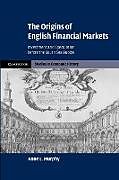 Couverture cartonnée The Origins of English Financial Markets de Anne L. Murphy