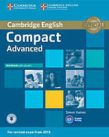 Couverture cartonnée Compact Advanced Workbook with Answers and Audio CD de Simon Haines