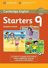 Broschiert Cambridge Young Learners English Tests Starters 9 Student Book von 