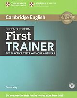 Kartonierter Einband First Trainer Six Practice Tests without Answers von Peter May