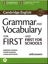 Kartonierter Einband Grammar and Vocabulary for First and First for Schools Book with Answers von Barbara Thomas, Louise Hashemi, Laura Matthews