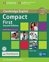 Couverture cartonnée Compact First Student Book with CD-ROM and Testbank de Peter May