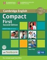 Couverture cartonnée Compact First Student Book with Answers, CD-ROM, Testbank de Peter May