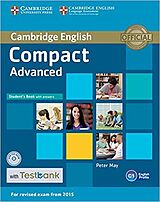 Couverture cartonnée Compact Advanced Student Book with Answers, CD-ROM and Testbank de Peter May