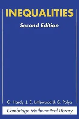 E-Book (pdf) Inequalities von G. H. Hardy