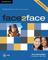Kartonierter Einband face2face Pre-intermediate Workbook with Key von Nicholas Tims