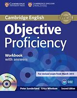 Couverture cartonnée Objective Proficiency Workbook with Answers/CD Audio de Annette; Sharp, Wendy Capel