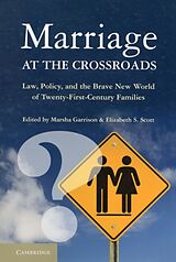 Kartonierter Einband Marriage at the Crossroads von Marsha Scott, Elizabeth S. Garrison