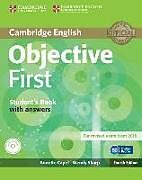 Couverture cartonnée Cambridge English. Objective First. Student's Book with answers de Annette Capel, Wendy Sharp
