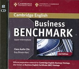 Compact Disc Business Benchmark Upper Intermediate Business Vantage Class Audio de Guy Brook-Hart