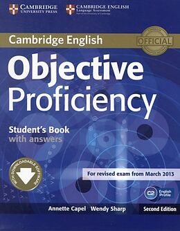 Couverture cartonnée Cambridge English Objective Proficiency. Student's Book de Annette Capel, Wendy Sharp