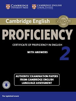 Couverture cartonnée Cambridge English. Proficiency 2. Student's Book Pack with answers de Cambridge ESOL
