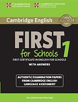 Broché First for Schools 1 Student Book with Answers de Cambridge ESOL