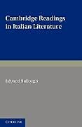 Kartonierter Einband Cambridge Readings in Italian Literature von Edward Bullough