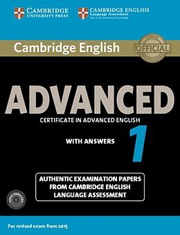 Kartonierter Einband Cambridge English Advanced 1. Student's Book Pack with Answers von Cambridge ESOL
