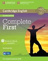 Kartonierter Einband Complete First Student Book With Answers and CD-ROM von Guy Brook-Hart