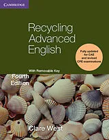 Kartonierter Einband Recycling Advanced English Student's Book von West Clare