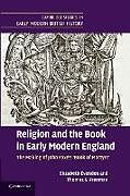 Couverture cartonnée Religion and the Book in Early Modern England de Elizabeth Evenden, Thomas S. Freeman