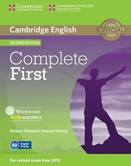 Kartonierter Einband Complete First Workbook With Answers and Audio CD von Barbara Thomas, Amanda Thomas