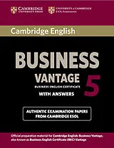 Kartonierter Einband Cambridge English Business 5 Vantage Student's Book with Answers von Cambridge ESOL