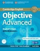 Couverture cartonnée Objective Advanced Student Book with CD-ROM de Felicity ; Broadhead, Annie O'Dell