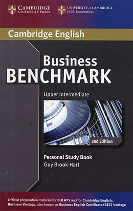 Kartonierter Einband Business Benchmark Upper Intermediate BULATS and Business Vantage Personal Study Book von Guy Brook-Hart